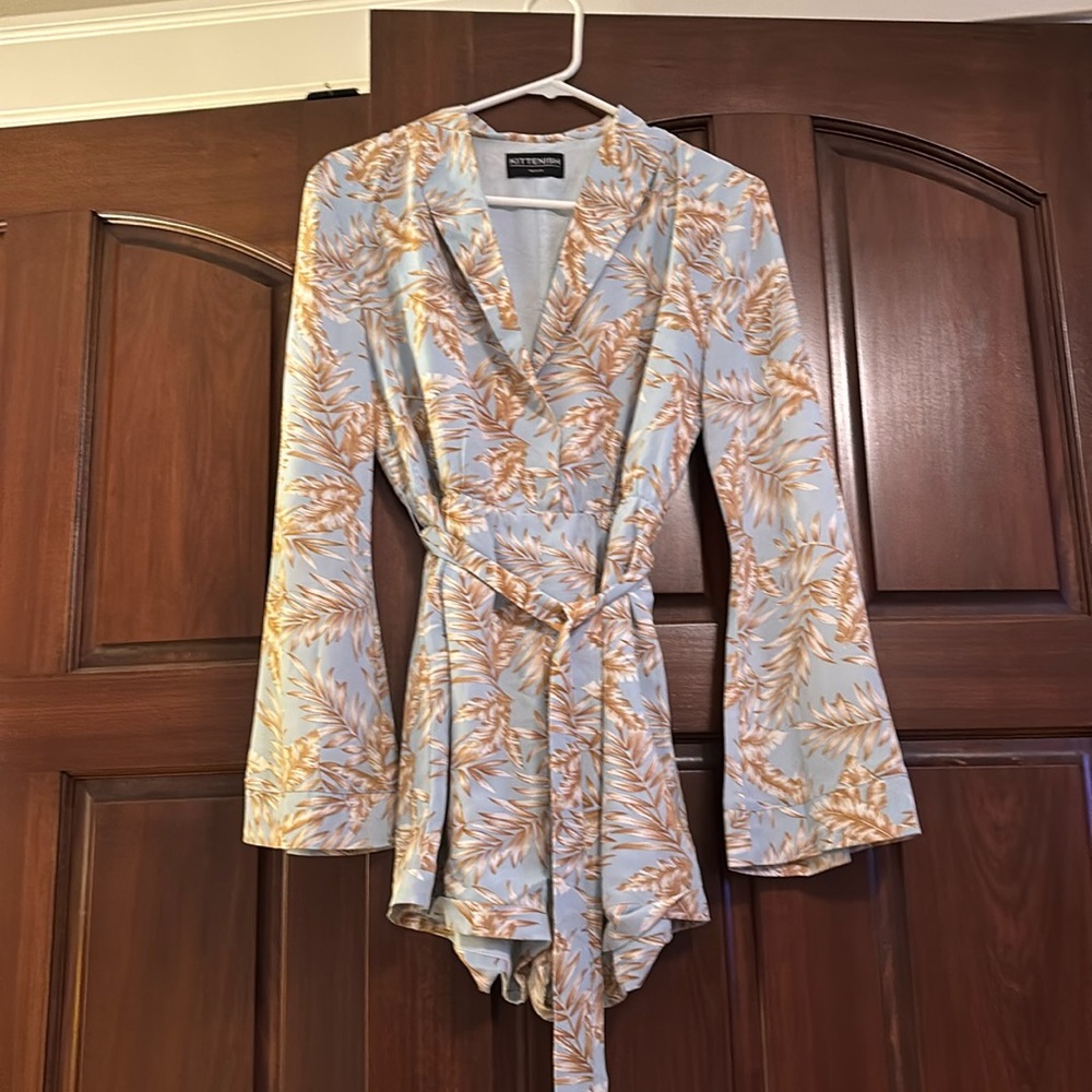 Kittenish Short Romper